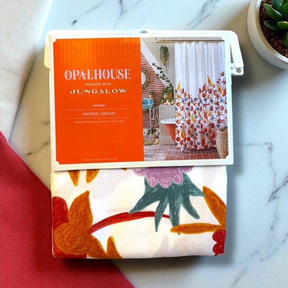 Opalhouse Multicolor Floral Shower Curtain - Picture 1 of 5
